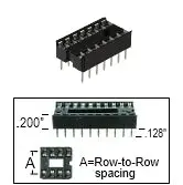 14-Pin DIP IC Socket (0.3") - Image 2