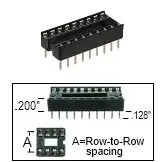 18 Pin DIP IC Socket (0.3") - Image 2