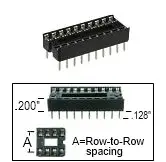 20-Pin DIP IC Socket (0.3") - Image 2