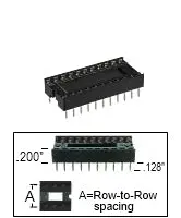 22-Pin DIP IC Socket (0.4") - Image 2