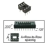 6-Pin DIP IC Socket (0.3") - Image 2