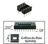 8-Pin DIP IC Socket (0.3") - Image 2
