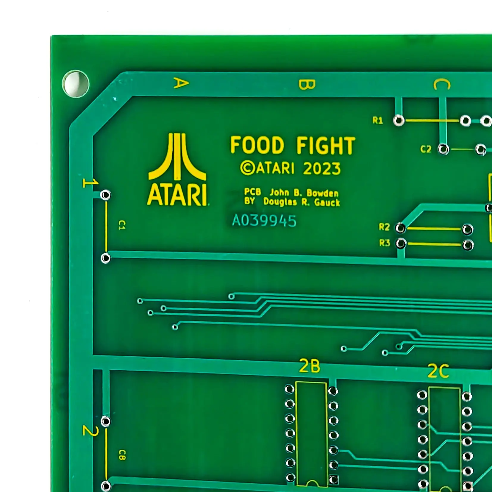 Atari Food Fight Reproduction PCB Rev C Licensed Board - Image 4