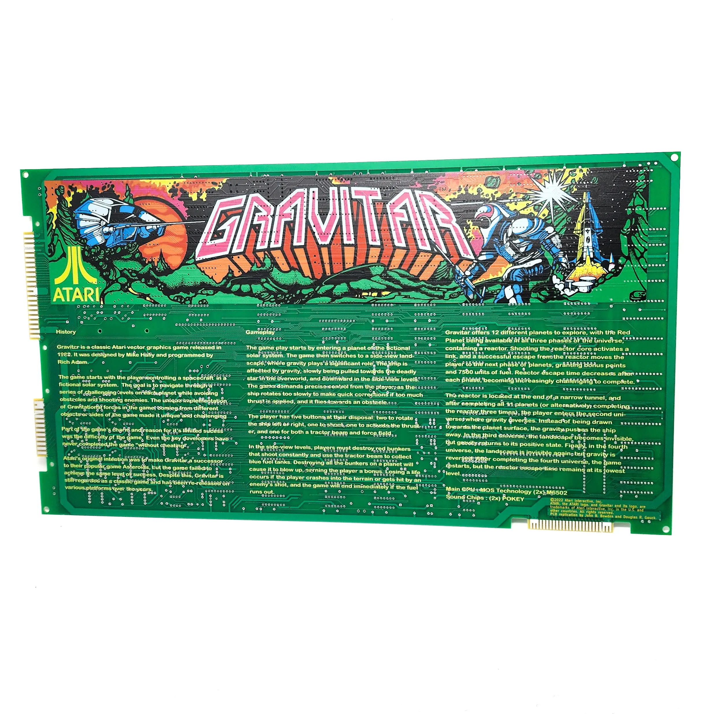Atari Gravitar Reproduction PCB Rev.C - Image 8