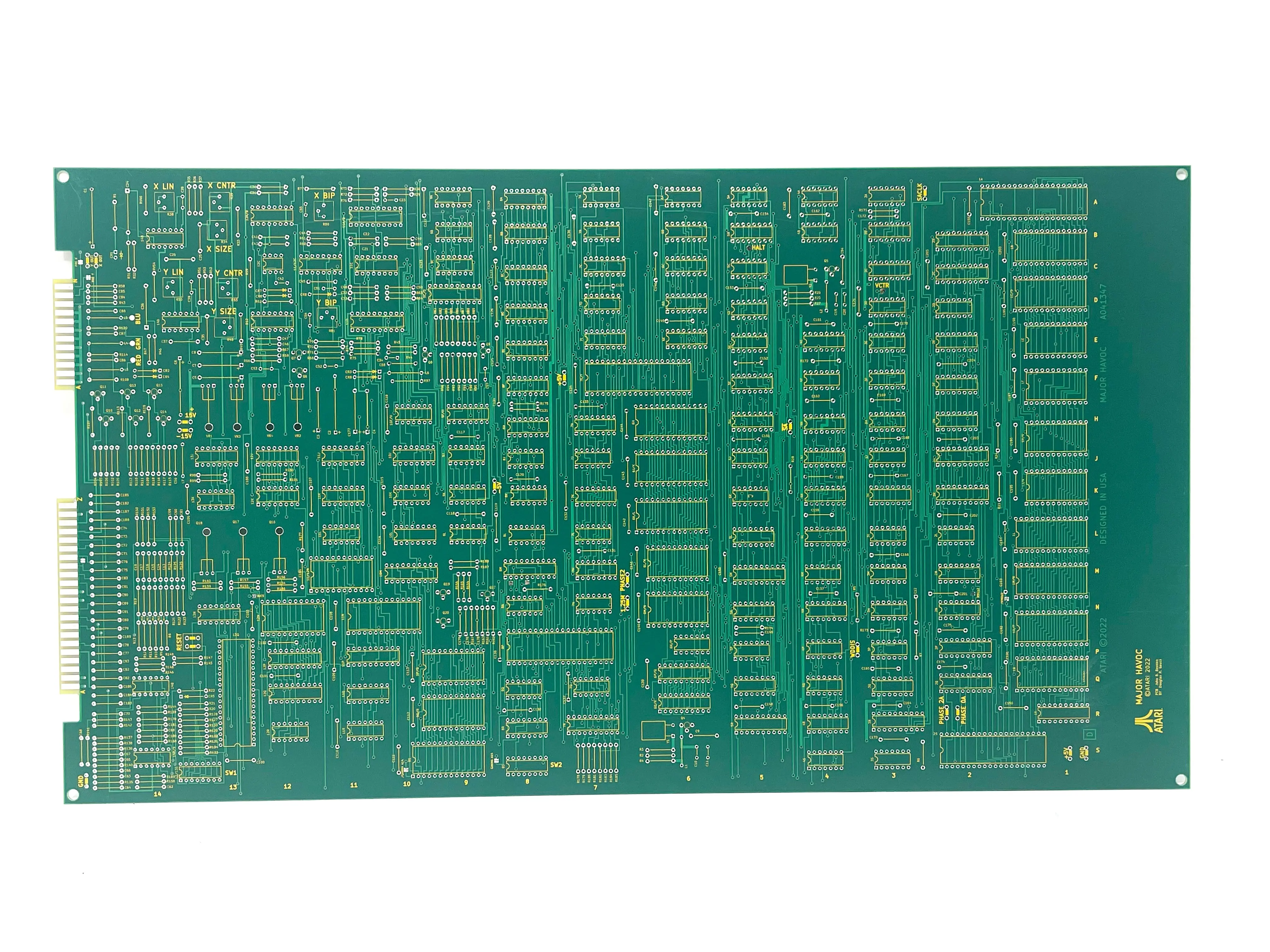 Atari Major Havoc Reproduction PCB Rev.D - Image 3