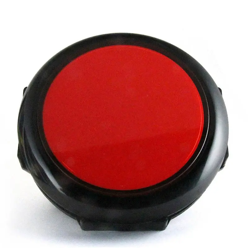 Paradise Big Red/Black 90mm LED Pushbutton