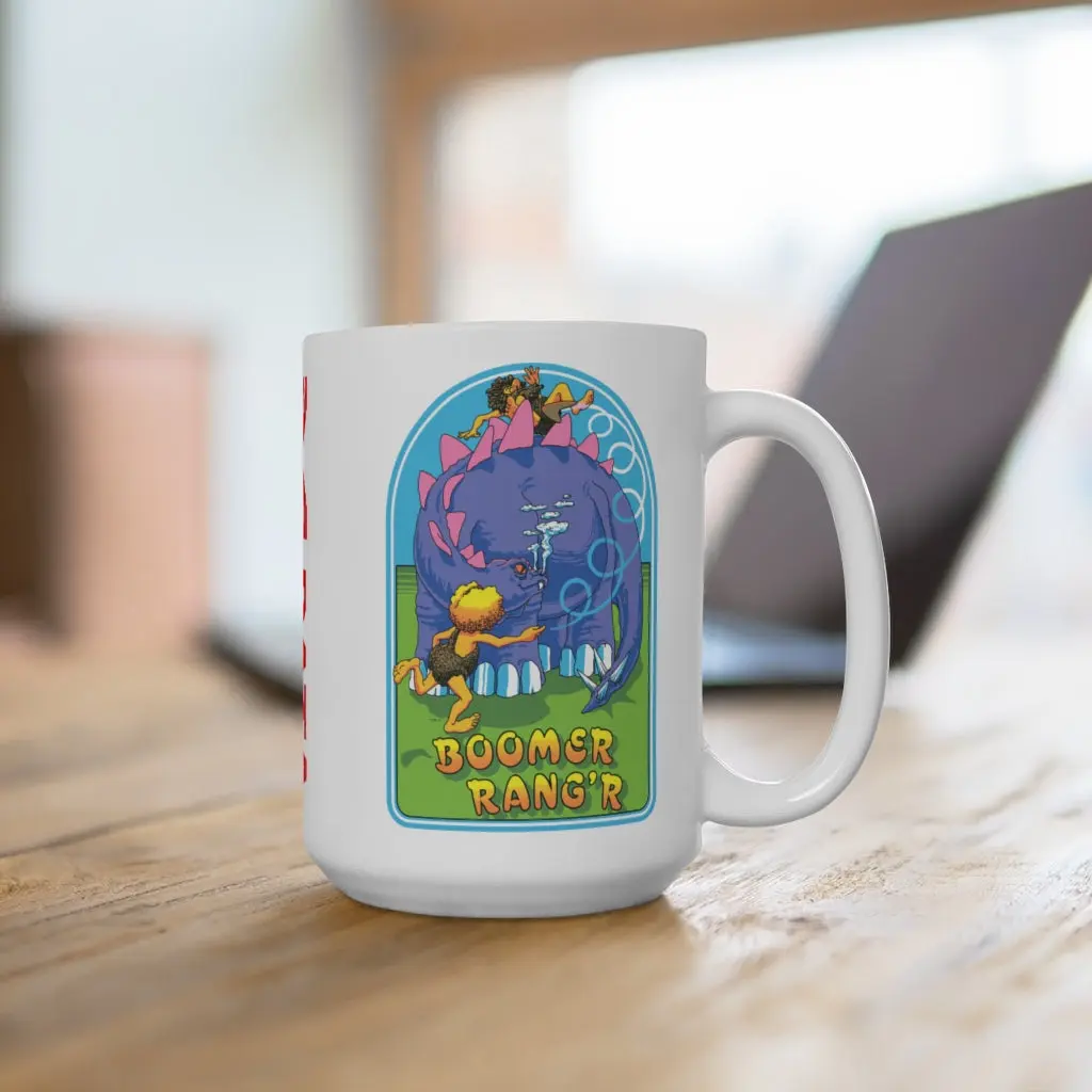 Boom'r Rangr Side Art Mug (15oz) - Image 4