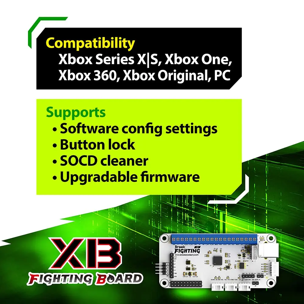 Brook XB Fighting Board (Xbox Series X/S, Xbox One, Xbox 360, Xbox Original, and PC) - Image 3