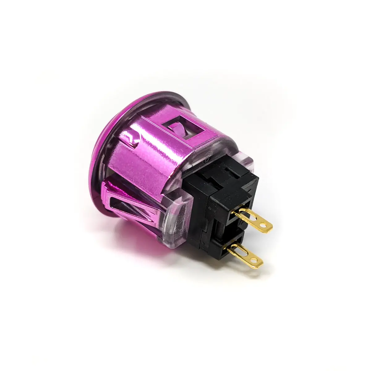 Sanwa OBSJ-24 Snap-in Button - Metallic Pink - Image 2