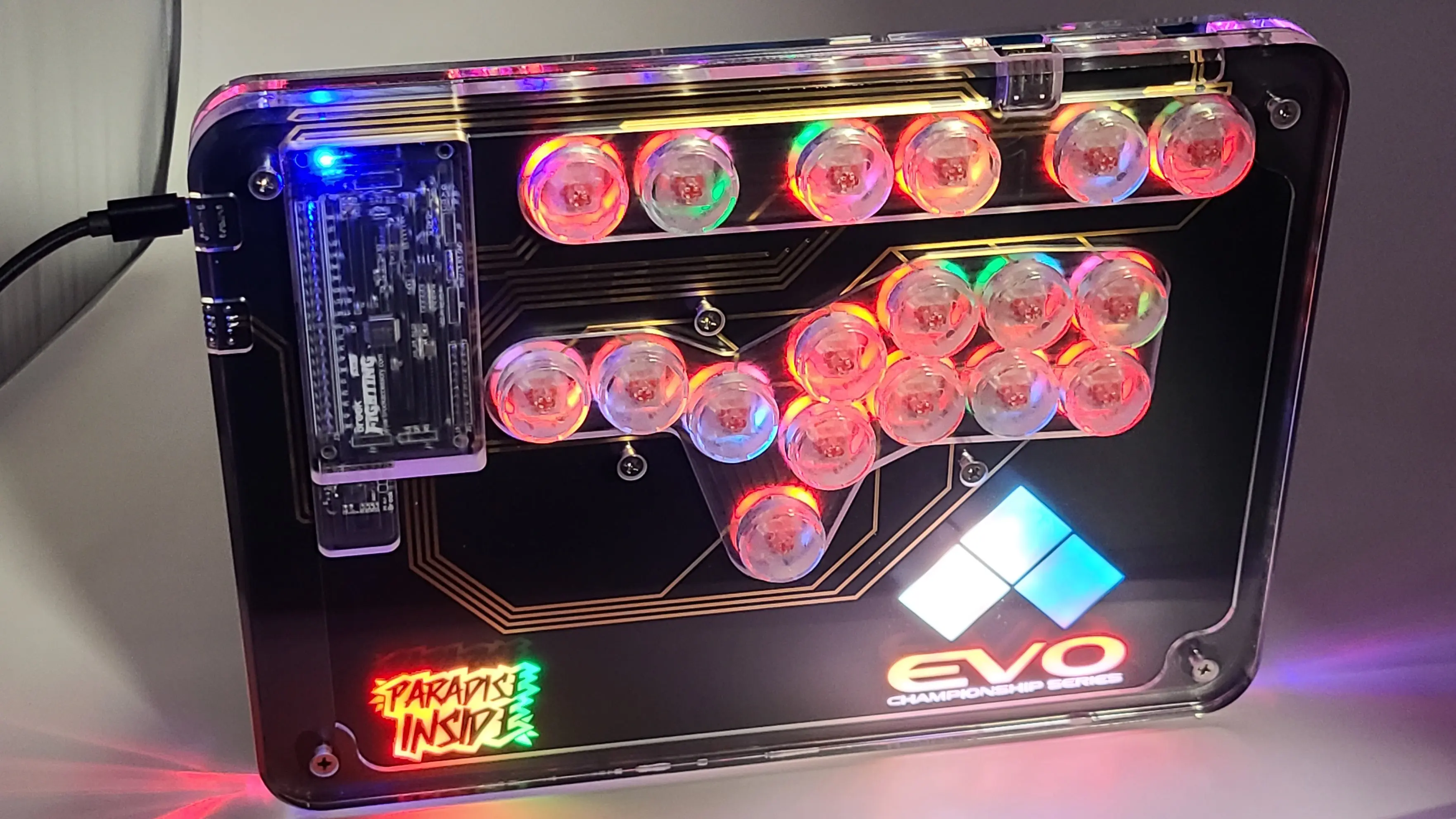 MPress Fighting Case Evo Custom Edition - BLACK PCB + Silver Trace - Image 6