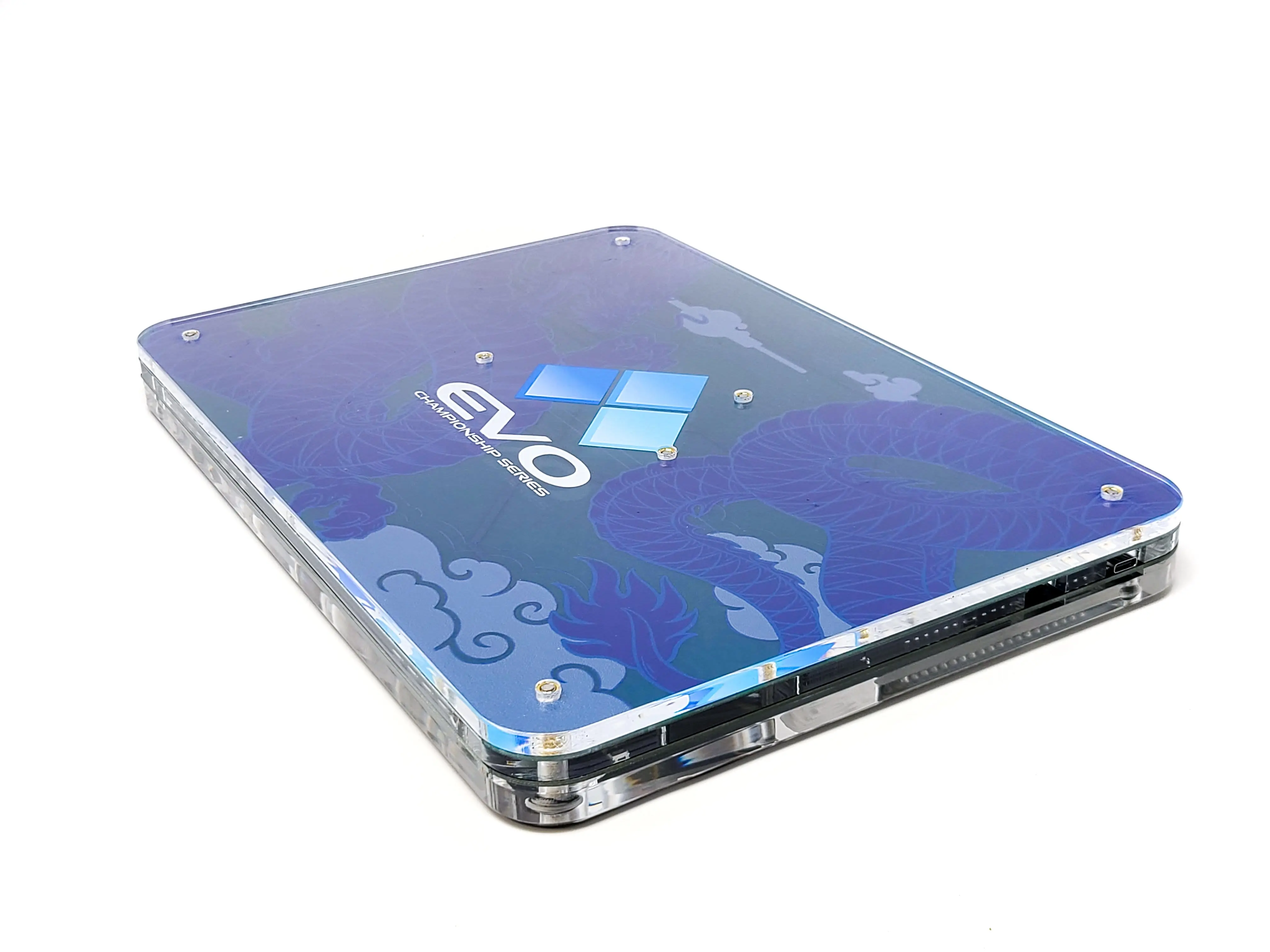 MPress Fighting Case Evo Custom Edition - BLUE PCB + Silver Trace - Image 4