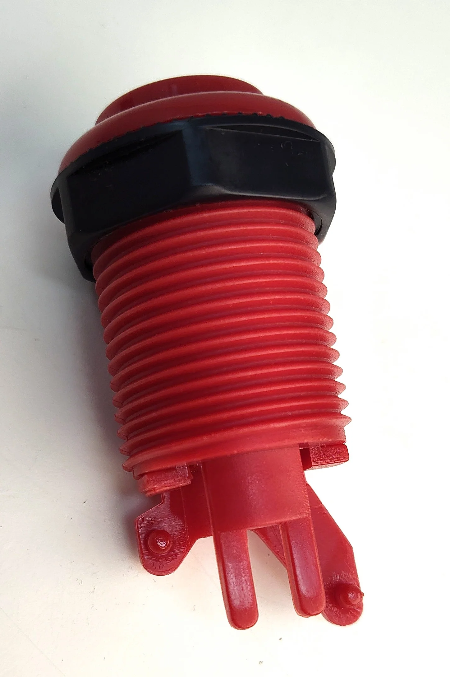 Generic HAPP Style Concave Pushbutton - Dark Red - Image 2