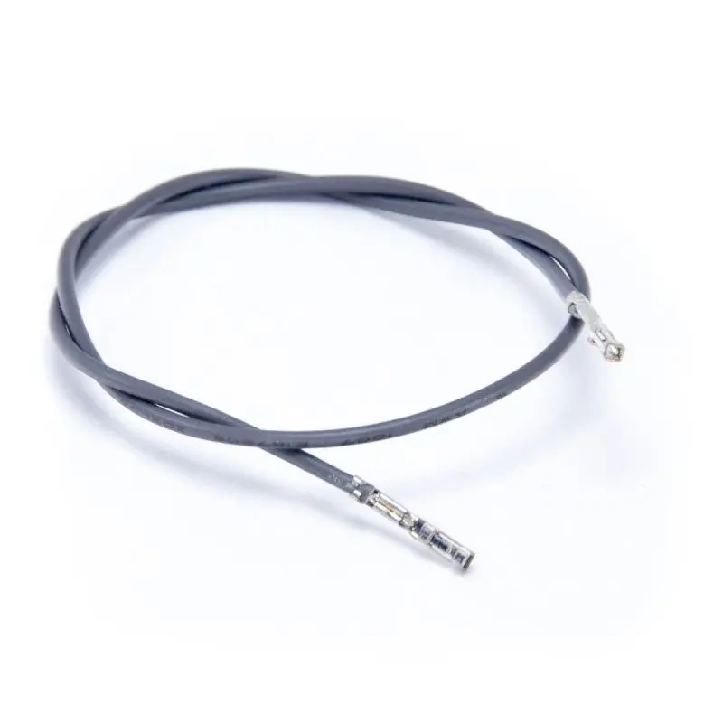 Gray 22AWG Pre-Crimped Wire .100 Female Header 25cm