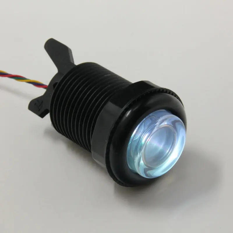iL PSL-L Concave Button - Black & Clear White Plunger - Image 3
