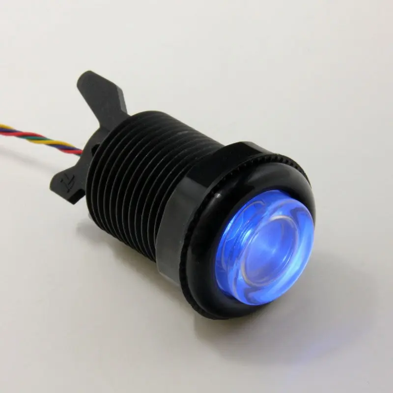 iL PSL-L Concave Button - Black & Clear White Plunger - Image 4