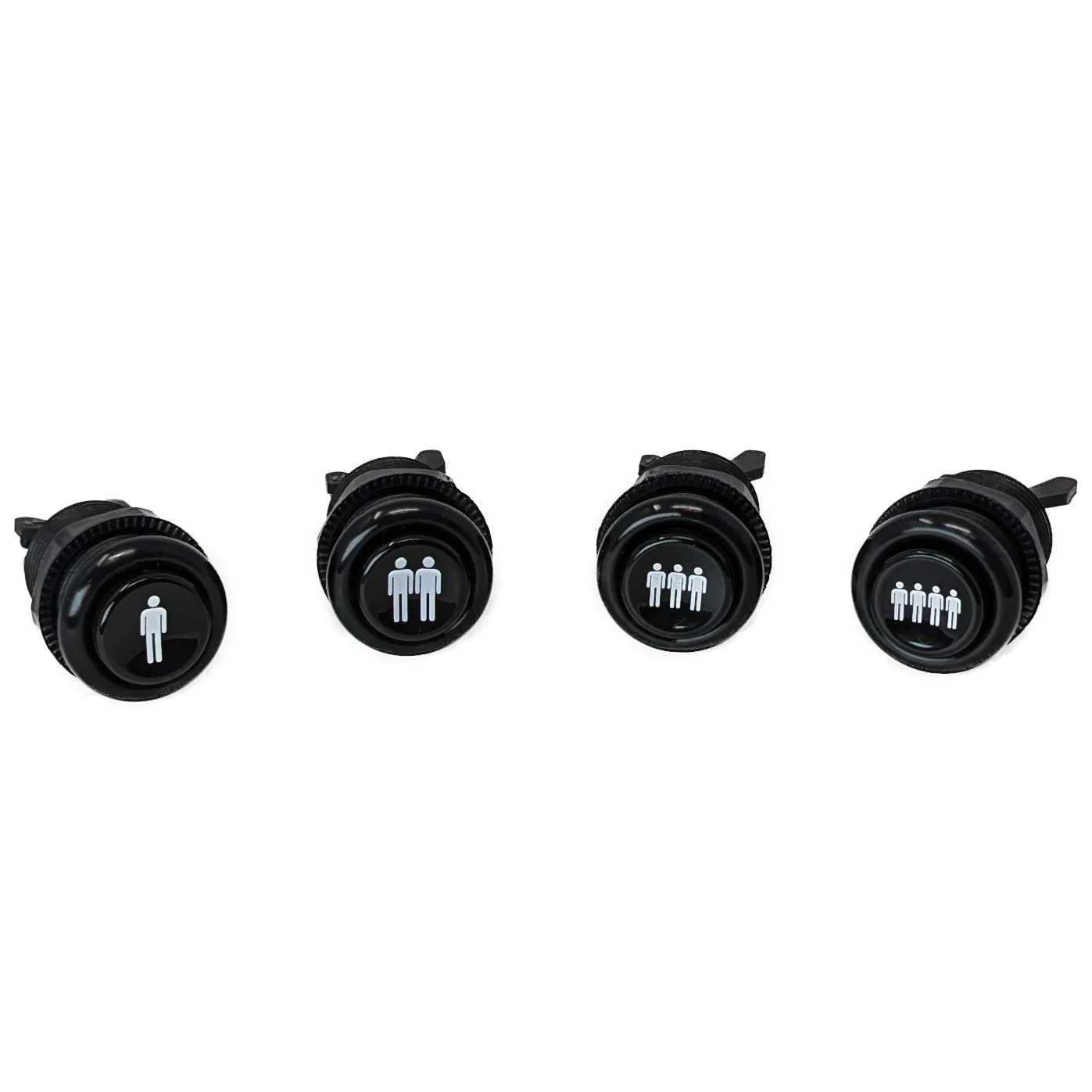 iL PSL-L Concave Button - Black - Player 2 - Image 3
