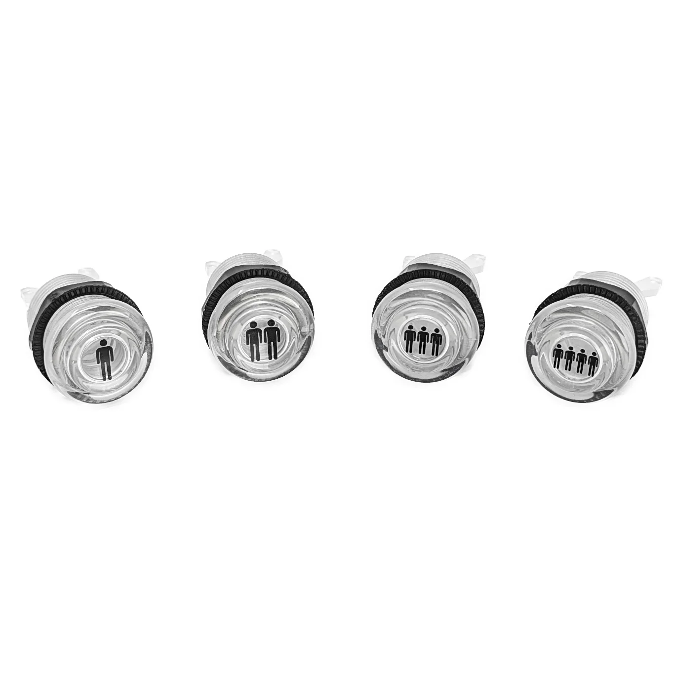 iL PSL-L Concave Button - Clear White - Player 3 - Image 2