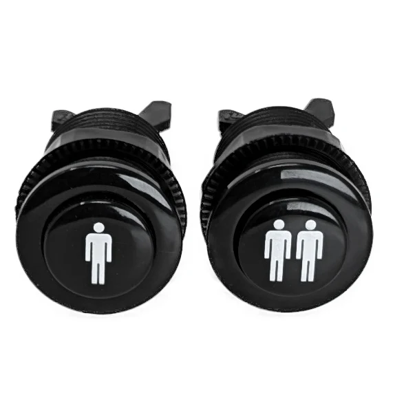 iL PSL-L-CV Convex Button - Black - Player 2 - Image 3