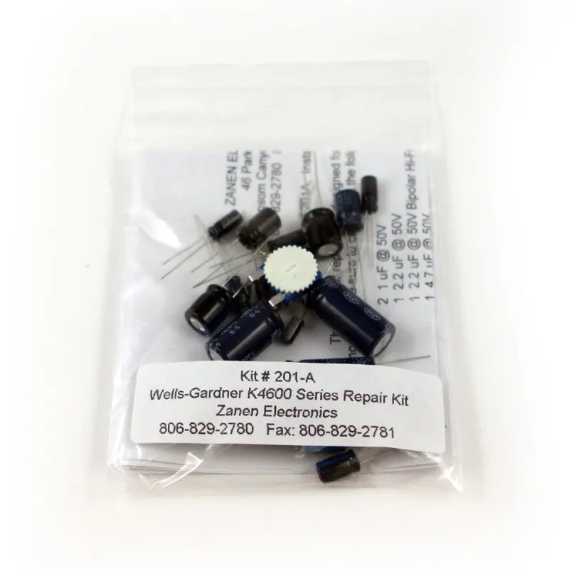 K4600 19" Color Monitor Capacitor Cap Kit - Image 2