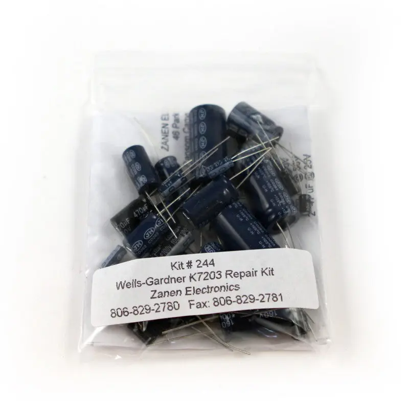 Wells Gardner K7203 13" and 19" Color Monitor Cap Kit - Image 2