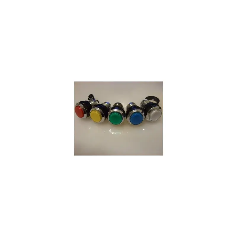 LED Pushbutton with Black and White Insert - Image 3
