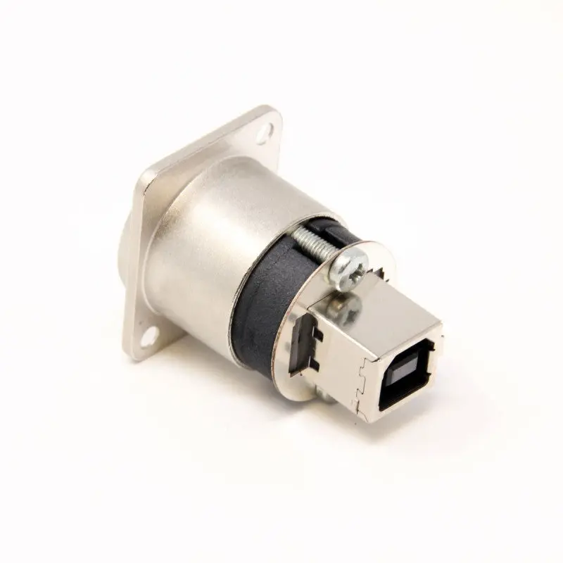 Neutrik NAUSB-W Panel Mount Silver - Image 2