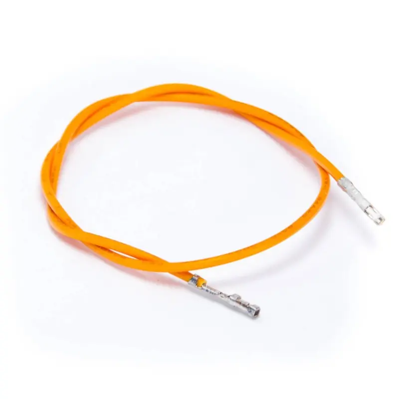 Orange 22AWG Wire .100 Female Headers 25cm Pre-Crimped