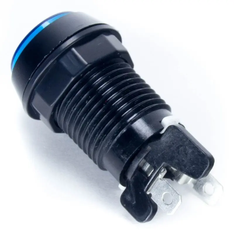 Paradise LED Button - Black and Blue - Image 2