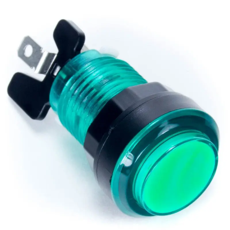 Paradise LED Button - Translucent Green