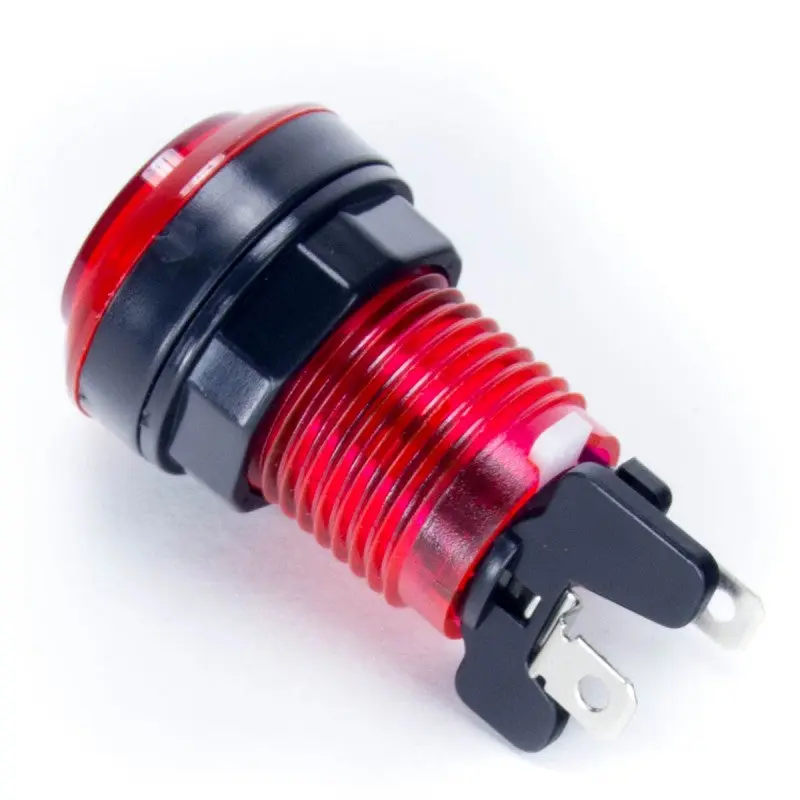 Paradise LED Button - Translucent Red - Image 2