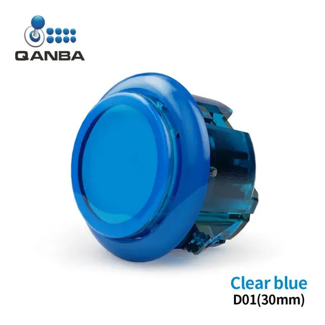 QANBA Gravity KS Silent 30mm Snap in Buttons - Clear - Image 4