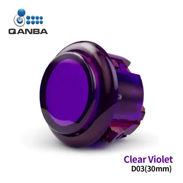 QANBA Gravity KS Silent 30mm Snap in Buttons - Clear - Image 6