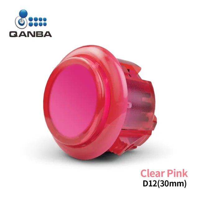 QANBA Gravity KS Silent 30mm Snap in Buttons - Clear - Image 9