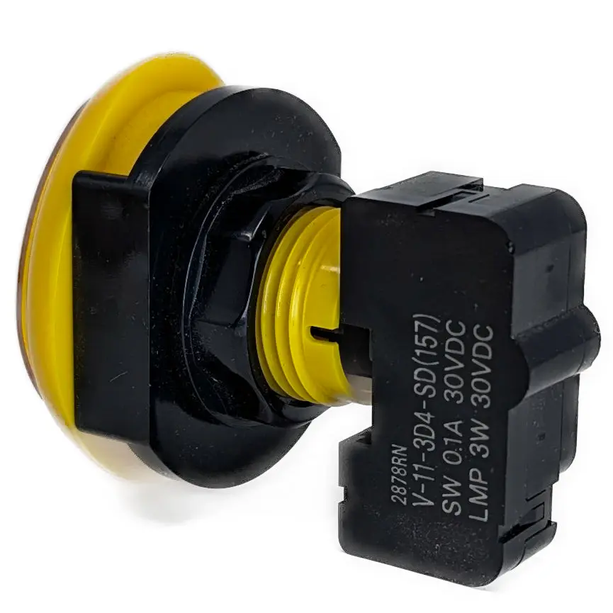 Sanwa OBSA Egg Button - Yellow - Image 2