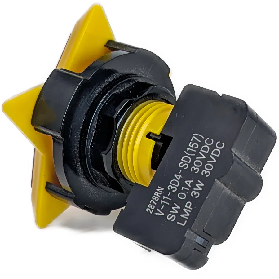 Sanwa OBSA Star Button - Red - Image 2