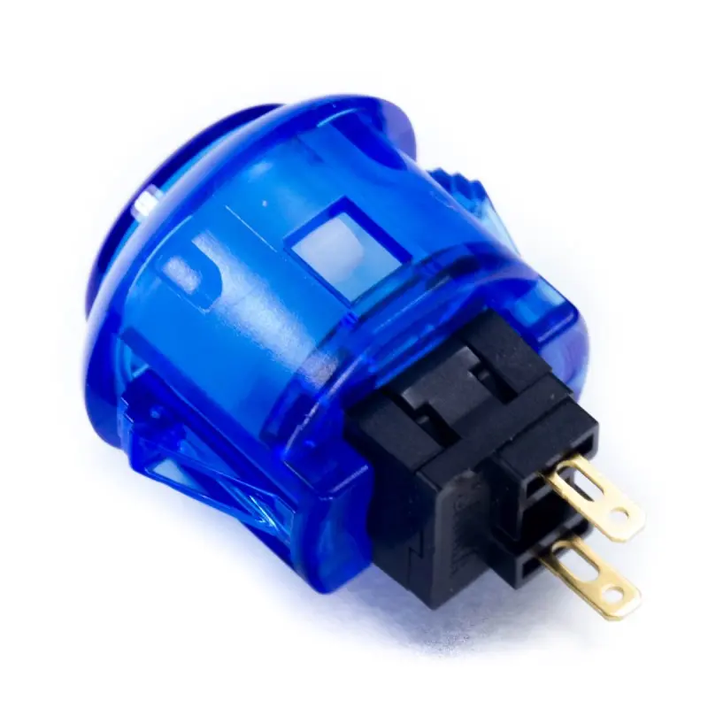 Sanwa OBSC-24 Snap-in Button - Clear Blue - Image 2