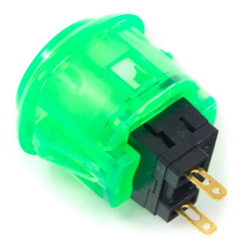Sanwa OBSC-24 Snap-in Button - Clear Green - Image 2
