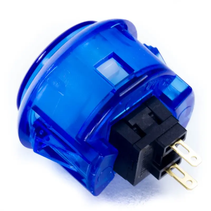 Sanwa OBSC-30 Snap-in Button - Clear Blue - Image 2