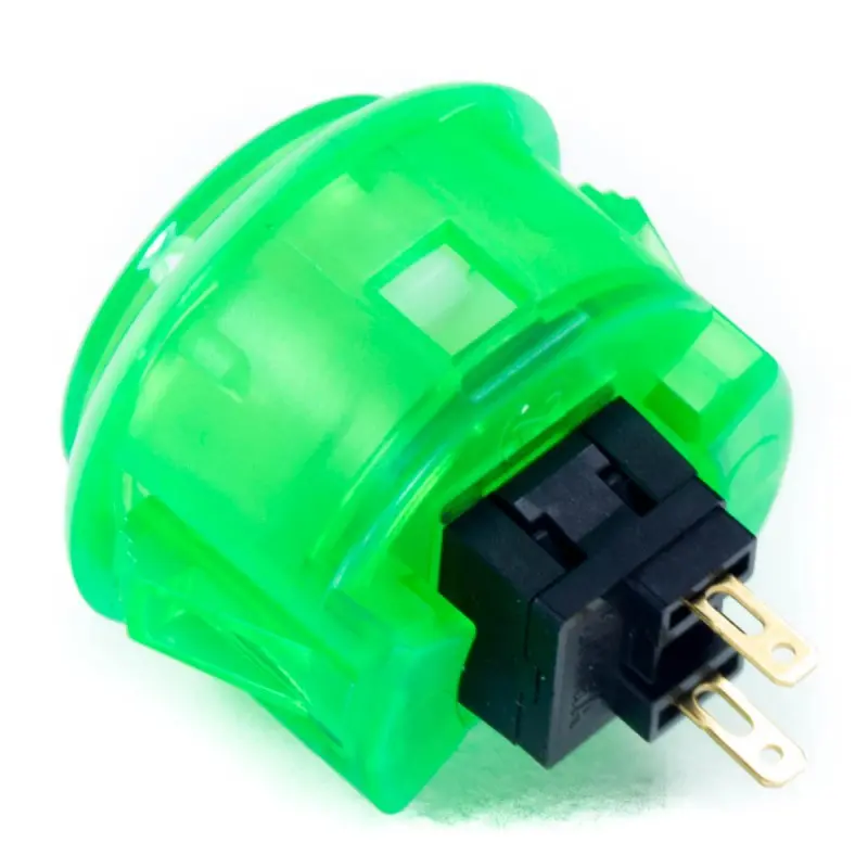 Sanwa OBSC-30 Snap-in Button - Clear Green - Image 2