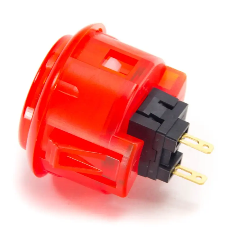 Sanwa OBSC-30 Snap-in Button - Clear Red - Image 2
