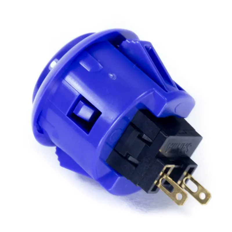 Sanwa OBSF-24 Snap-in Button - Dark Blue - Image 2