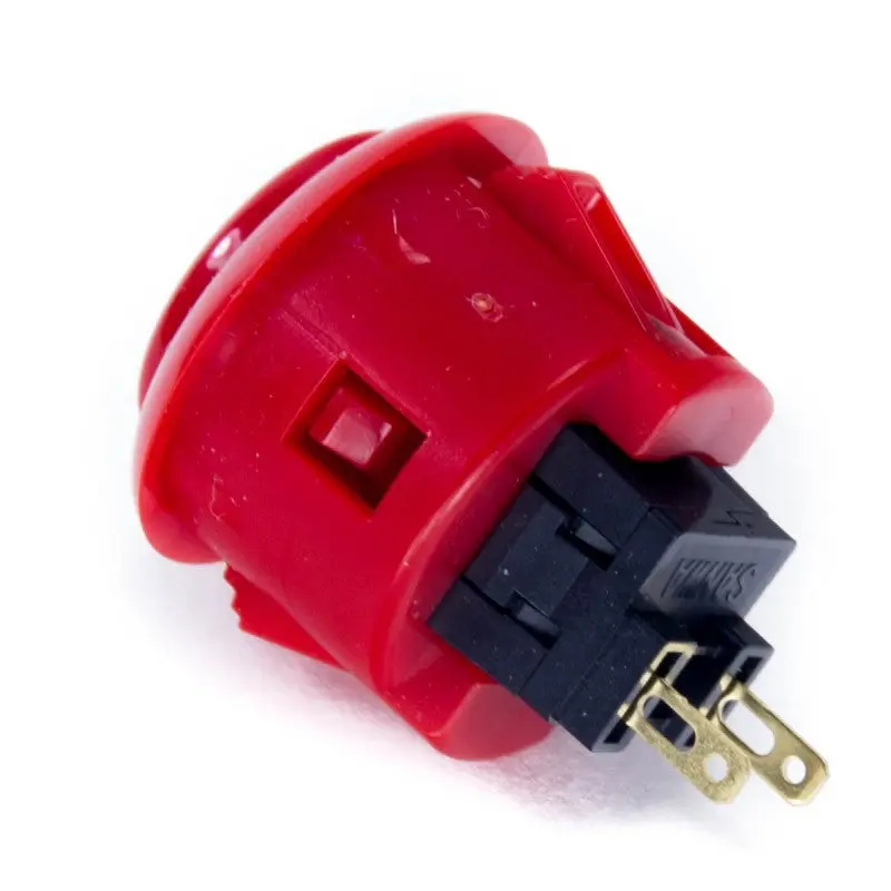 Sanwa OBSF-24 Snap-in Button - Red - Image 2