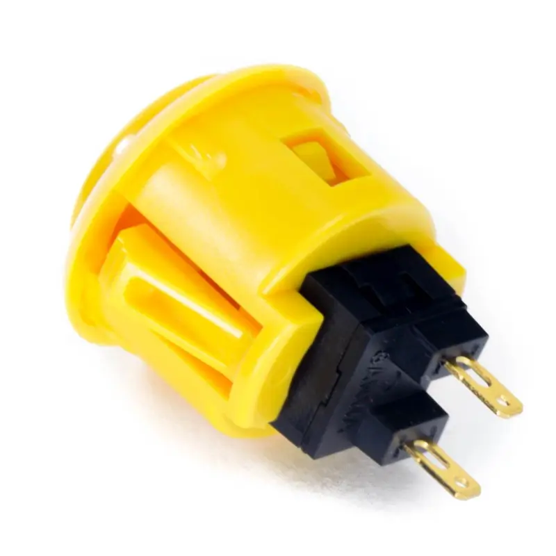 Sanwa OBSF-24 Snap-in Button - Yellow - Image 2