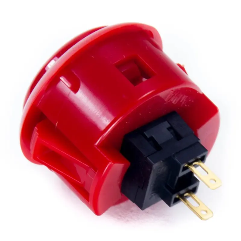 Sanwa OBSF-30 Snap-in Button - Red - Image 2
