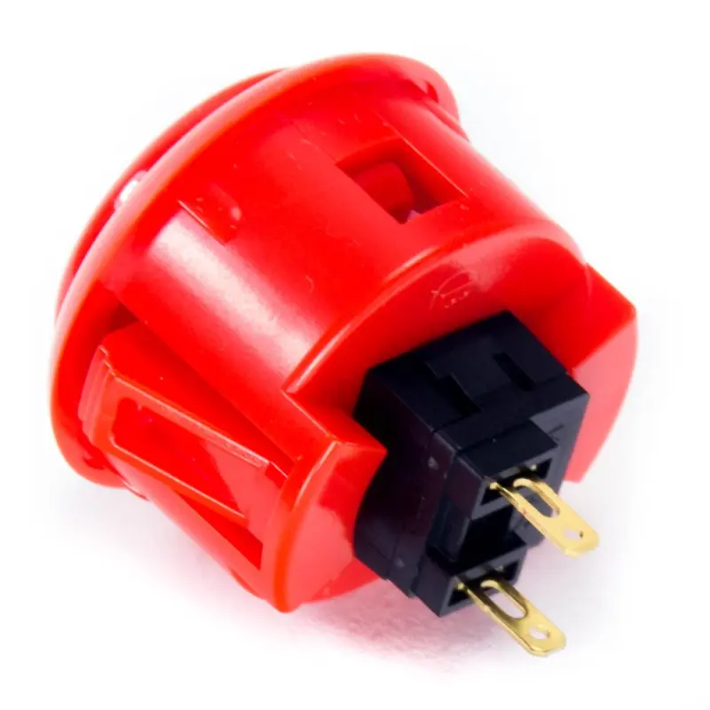 Sanwa OBSF-30 Snap-in Button - Vermillion - Image 2