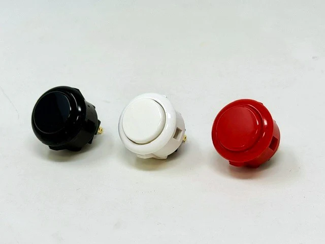 Sanwa OBSFE-24 Snap-in Silent Button - Black - Image 2