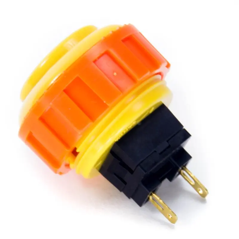 Sanwa OBSN-24 Screw-in Button - Yellow - Image 2