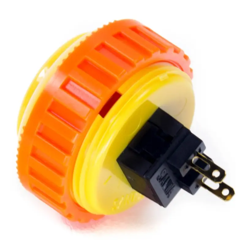 Sanwa OBSN-30 Screw-in Button - Yellow - Image 2
