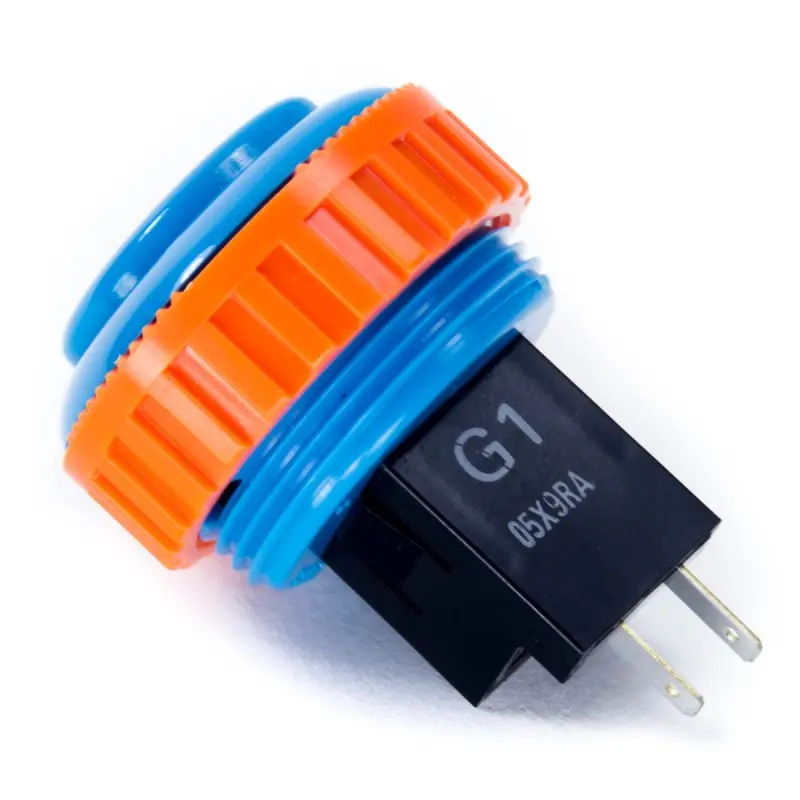 Sanwa OBSN-30RG Screw-in Button - Blue - Image 2