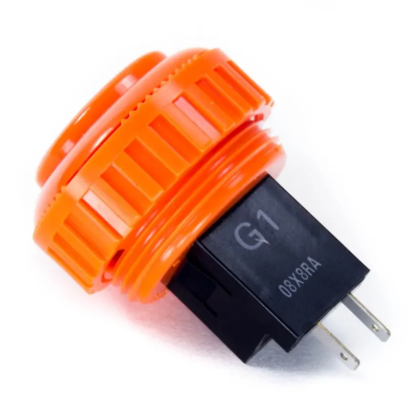 Sanwa OBSN-30RG Screw-in Button - Orange - Image 2
